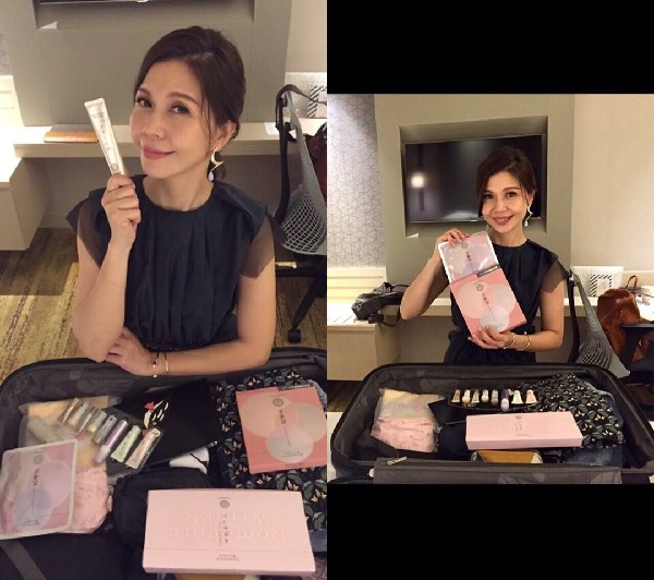 琇琴参加影展必备的美丽法宝